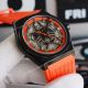 Swiss Grade Zenith Defy Classic Skeleton Dial Orange Rubber Strap High End Replica Watch (4)_th.jpg